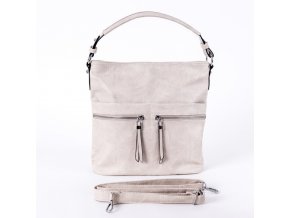 Středně velká kabelka na rameno i crossbody ROMINA & CO D191/22 béžová