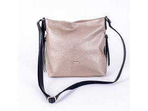 Zlatá crossbody kabelka David Jones 6727-1A malé/střední velikosti