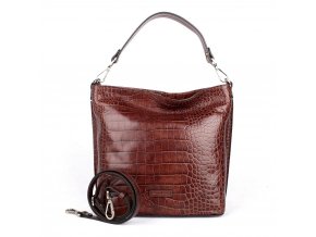 Luxusní  kožená kabelka na rameno/crossbody Gianni Conti no. 028 hnědá