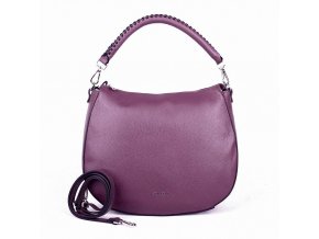 Kvalitní značková kožená kabelka na rameno/crossbody Gianni Conti no. 167 vínová