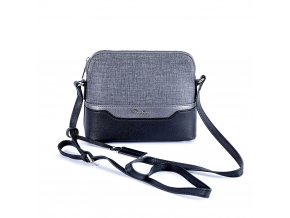 Malá pevná crossbody kabelka David Jones 6751-1 černá