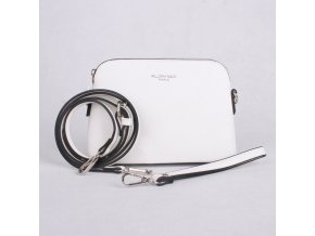 Malá pevná crossbody kabelka FLORA&CO F3765 bílá