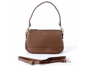 Malá kabelka na rameno i crossbody kabelka David Jones 7017 hnědá