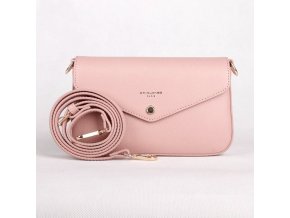 Malá crossbody kabelka David Jones CM6120B světlerůžová