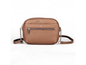 Malá crossbody kabelka David Jones CM6767A hnědá