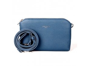 Malá tříoddílová crossbody kabelka David Jones CM6905 modrá