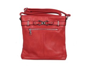 Malá/střední crossbody kabelka ROMINA & CO B80/24 červená