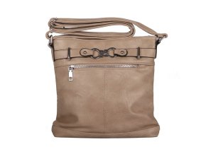 Malá/střední crossbody kabelka ROMINA & CO B80/24 zemní hnědá