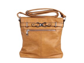 Malá/střední crossbody kabelka ROMINA & CO B80/24 hnědo-oranžová