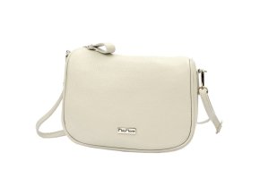 Malá kožená crossbody kabelka MiaMore no. 003 béžová