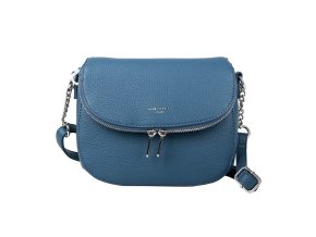 Malá crossbody kabelka David Jones 6747-1F modrá