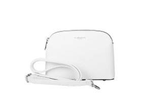 Dvouoddílová malá crossbody kabelka FLORA&CO 8503 bílá