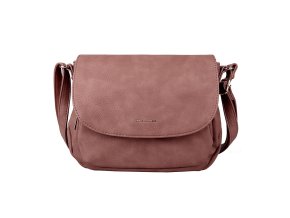 Malá/střední crossbody kabelka David Jones 7010 růžovo-hnědá
