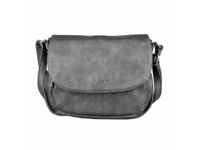 Malá/střední crossbody kabelka David Jones 7010 stříbrná