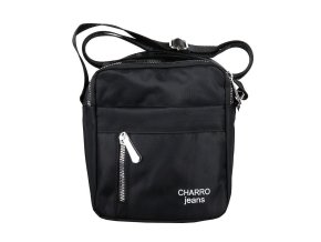 Malá dvouddílová crossbody taška Charro no. 166 černá