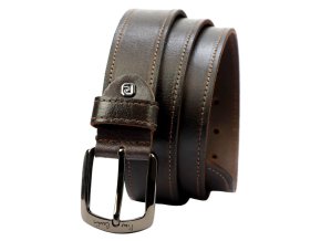 Pánský kožený opasek Pierre Cardin  5071 délka 130/115 cm tmavěhnědý