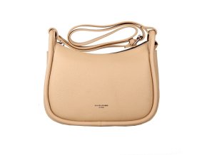 Středně velká crossbody kabelka David Jones 7164 světle broskvová