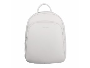 Středně velký městský batoh David Jones CM7469 kokosově bílý, 8l