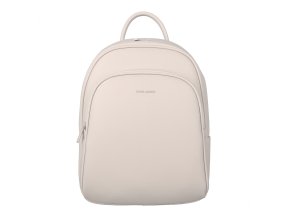 Středně velký městský batoh David Jones CM7469 mandlově mléčná, 8l