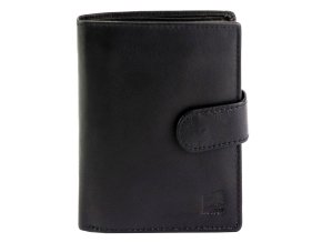 Kožená peněženka Nordee na výšku N4L černá