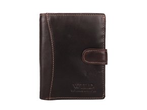 Kožená peněženka Wild Things Only 5502 tmavěhnědá