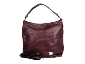 Velká kabelka na rameno i crossbody ROMINA D572/25 NEW tmavěčervená