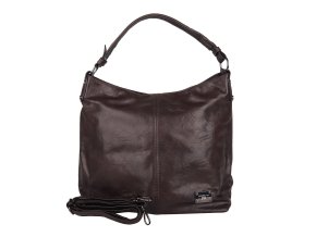 Velká kabelka na rameno i crossbody ROMINA D572/25 NEW tmavěhnědá