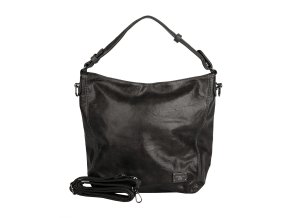 Velká kabelka na rameno i crossbody ROMINA D569/25 tmavěšedá
