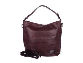 Velká kabelka na rameno i crossbody ROMINA D569/25 tmavěčervená