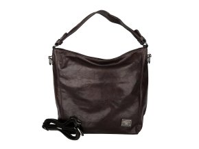 Velká kabelka na rameno i crossbody ROMINA D569/25 tmavěhnědá