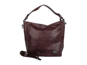 Velká kabelka na rameno i crossbody ROMINA D569/25 hnědá