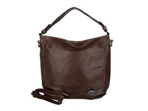 Velká kabelka na rameno i crossbody ROMINA D569/25 hnědá (zemní)