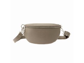 Dámská kožená ledvinka Vera Pelle no. 15 tmavěbéžová