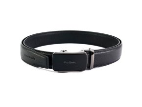 Pánský kožený opasek Pierre Cardin 655 HY09 délka 125/105 cm černý