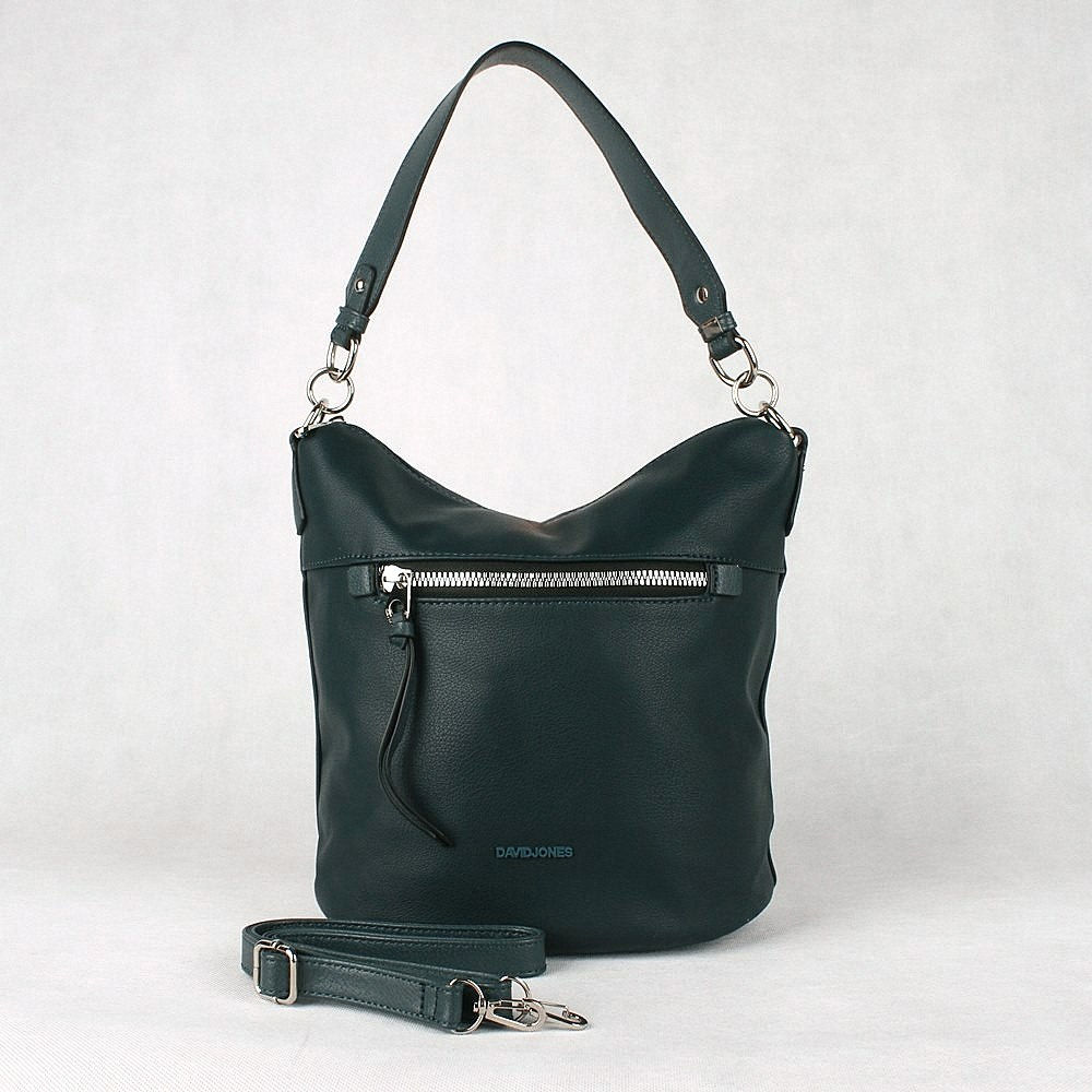 David Jones Paris Kabelka na rameno i crossbody David Jones 6296-1 tmavě zelená