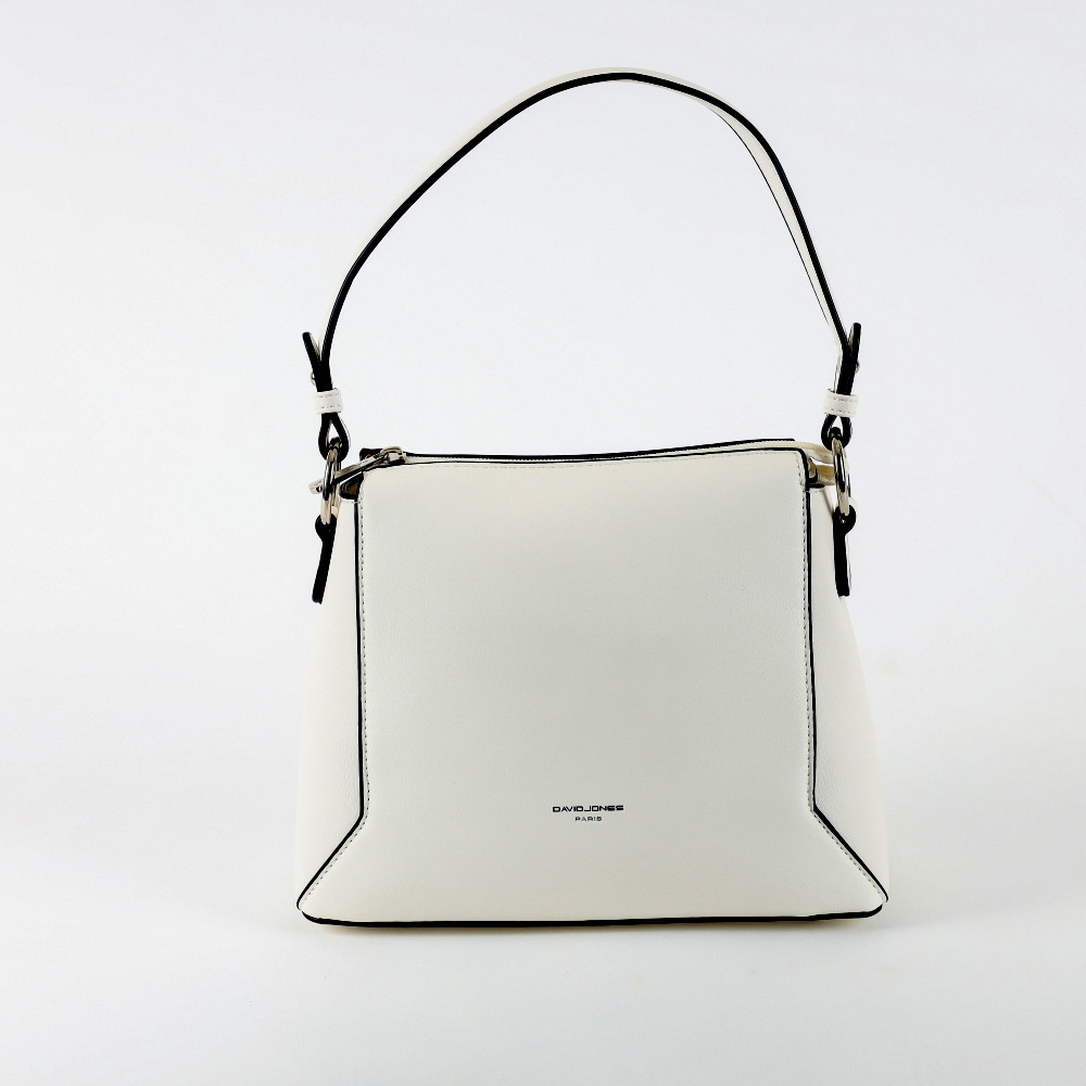 Malá kabelka na ruku/do ruky/crossbody David Jones 6255-1 bílá