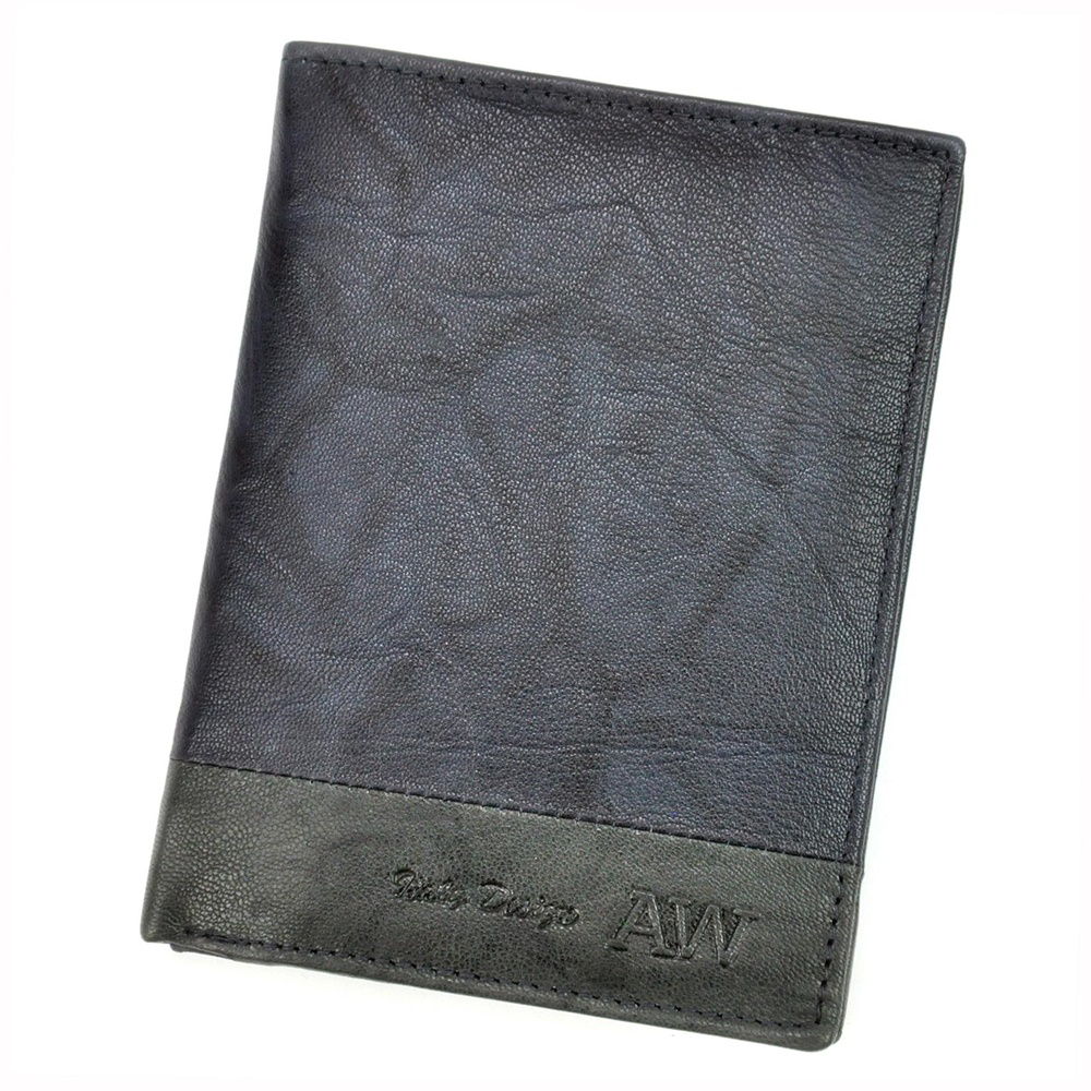 Pánská kožená peněženka Wild N4-GA + RFID tmavěmodrá | KabelkyproVas.cz