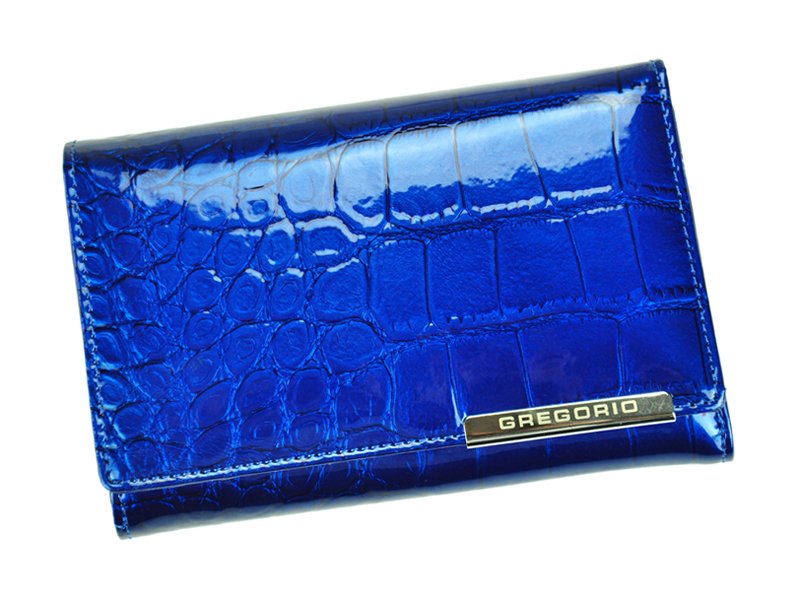 Dámská kožená peněženka Gregorio BC112 modrá | KabelkyproVas.cz
