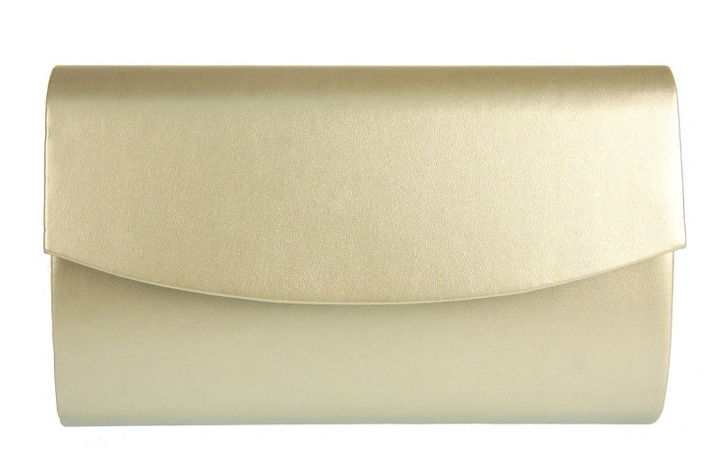 Elegantní dámské pevné psaníčko 61615 zlaté