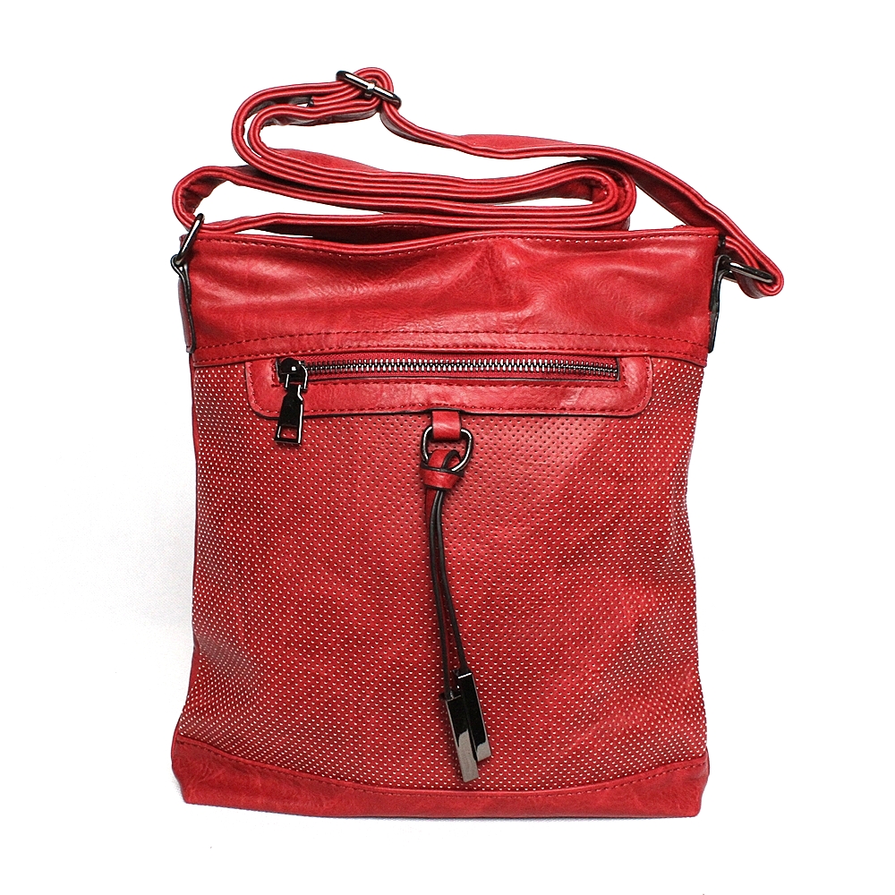 Dámská malá crossbody kabelka ROMINA & CO D31/20 červená | KabelkyproVas.cz