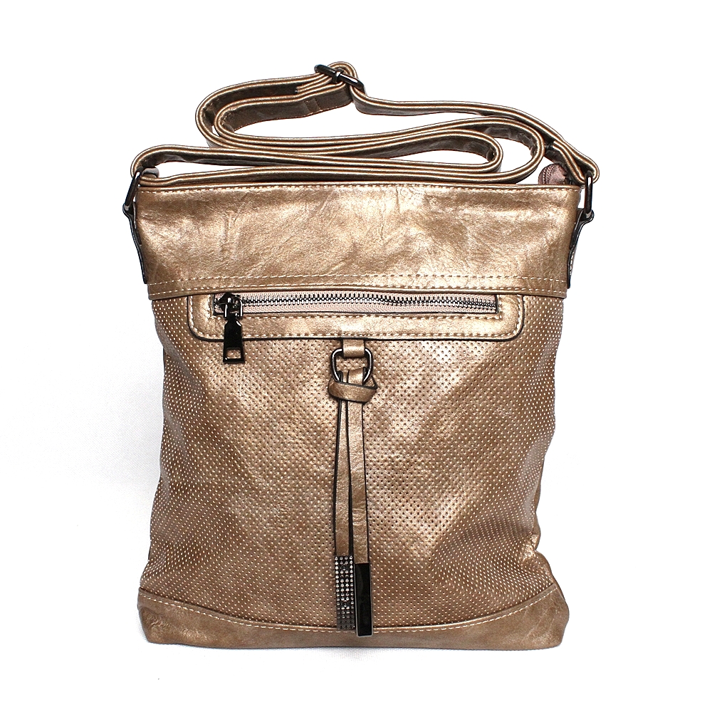 Dámská malá crossbody kabelka ROMINA & CO D31/20 tmavězlatá | KabelkyproVas.cz