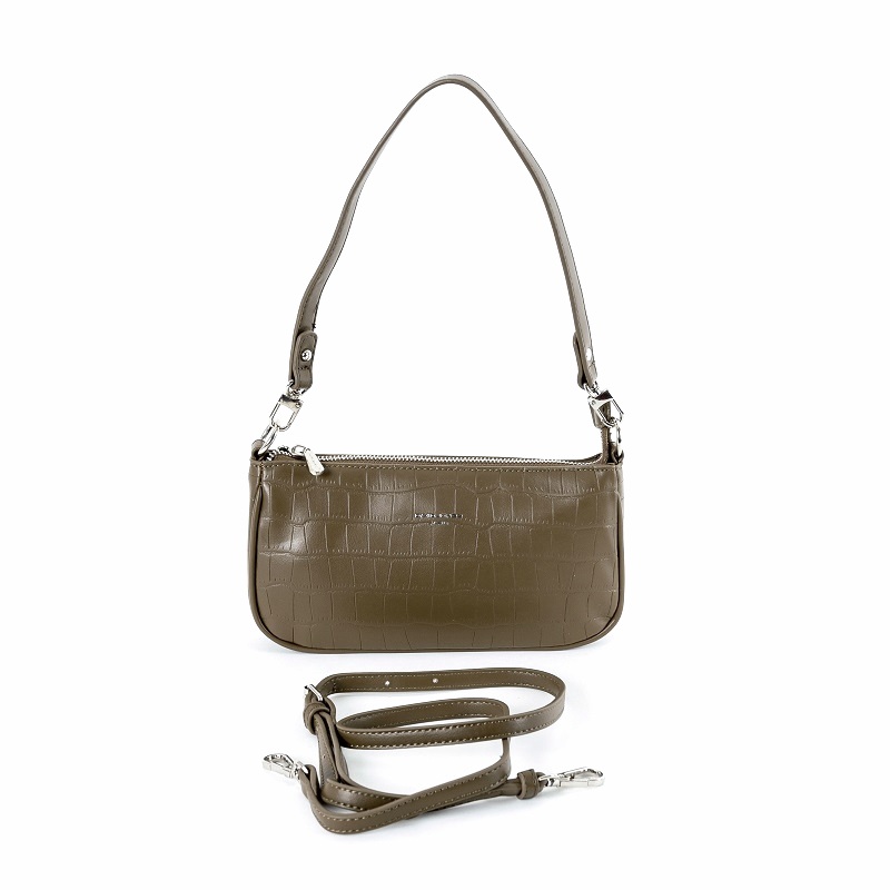 Dámská malá kabelka na rameno či crossbody David Jones CM6256A khaki | KabelkyproVas.cz