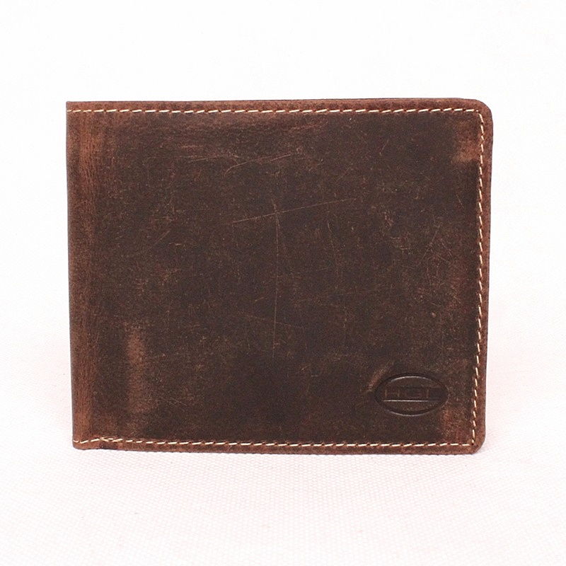 Pánská "Hunter" kožená peněženka HGL no. 4026 + RFID tmavěhnědá