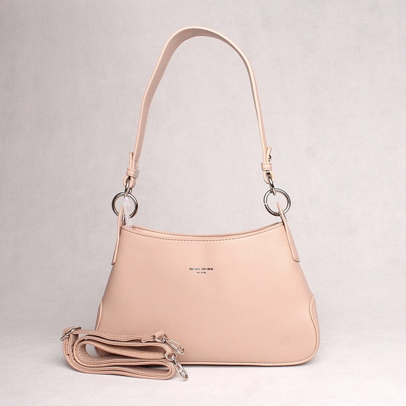David Jones Paris Kabelka na rameno i crossbody kabelka David Jones CM6418 růžová