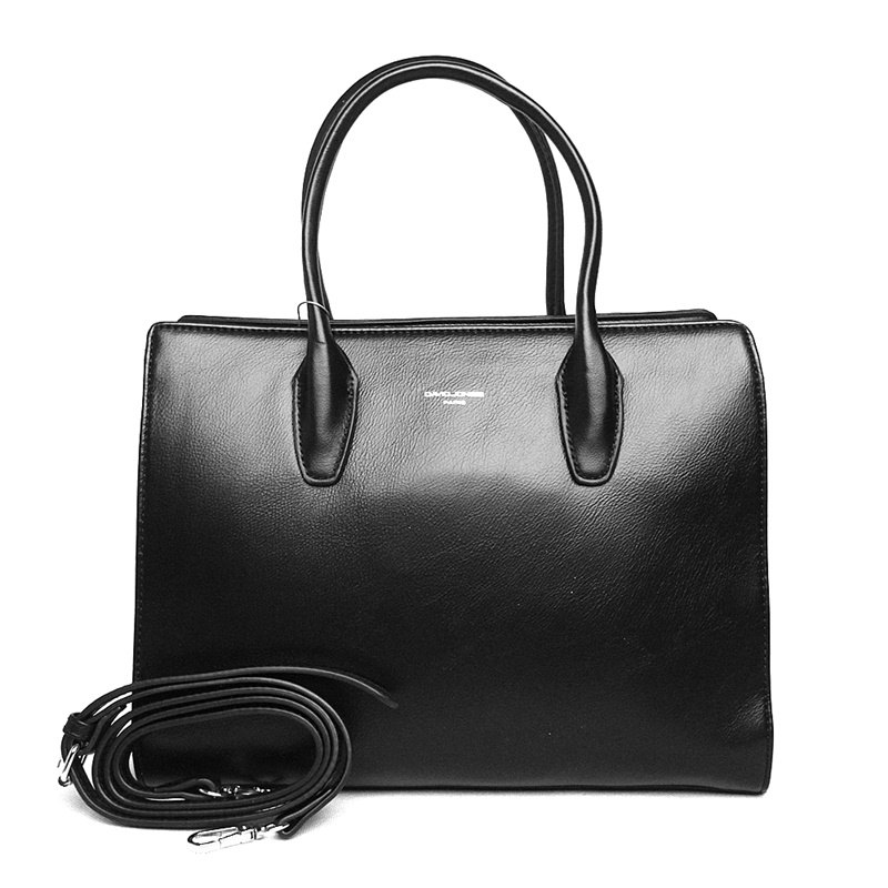 David Jones Paris Tříoddílová kabelka do ruky David Jones CH210028A černá