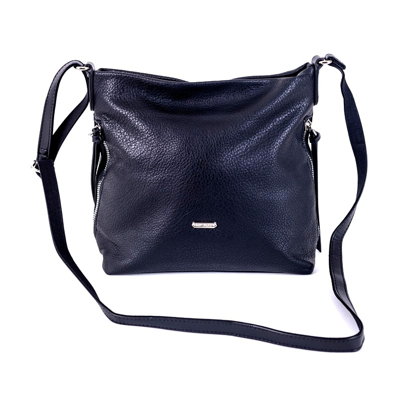 Černá crossbody kabelka David Jones 6727-1A malé/střední velikosti