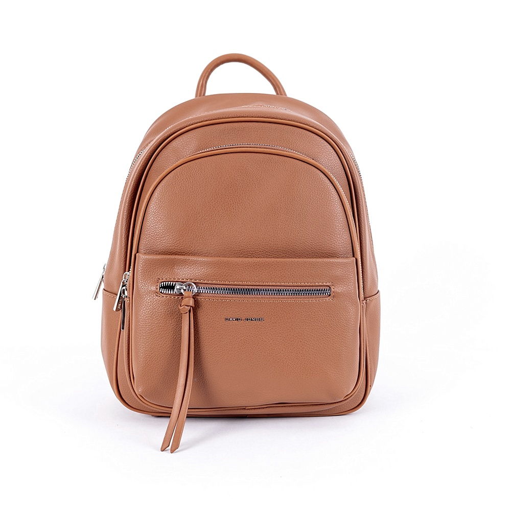 David Jones Paris Městský středně velký batoh David Jones CM6528 s obsahem cca. 8 l hnědý
