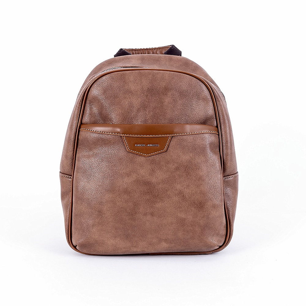 David Jones Paris Městský středně velký batoh David Jones CM6553 s obsahem cca. 8 l hnědý