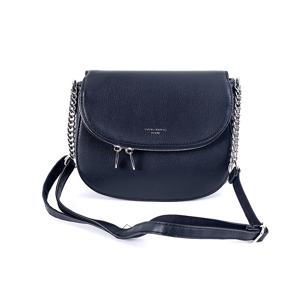 David Jones Paris Malá crossbody kabelka David Jones 6815-1 černá