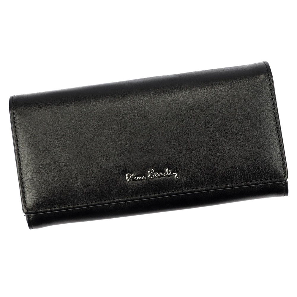 Kožená peněženka Pierre Cardin ITALY 100 černá